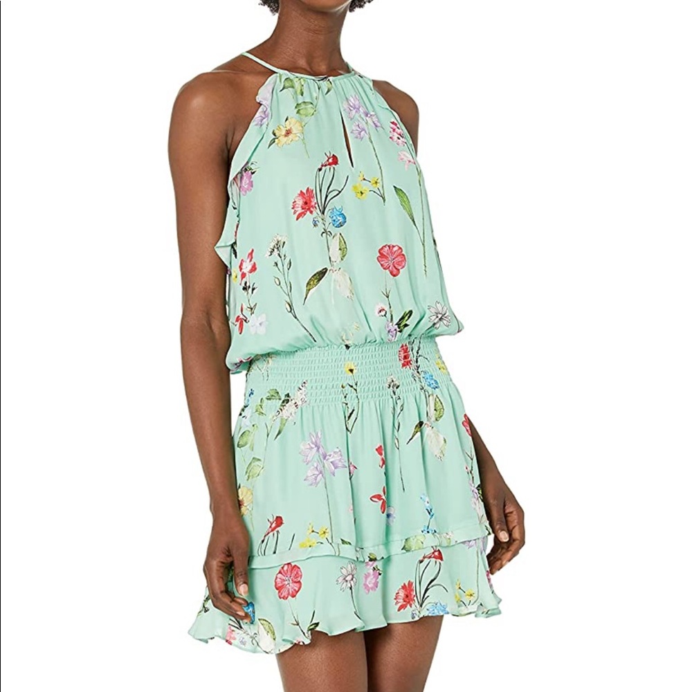 Parker silk mini dress